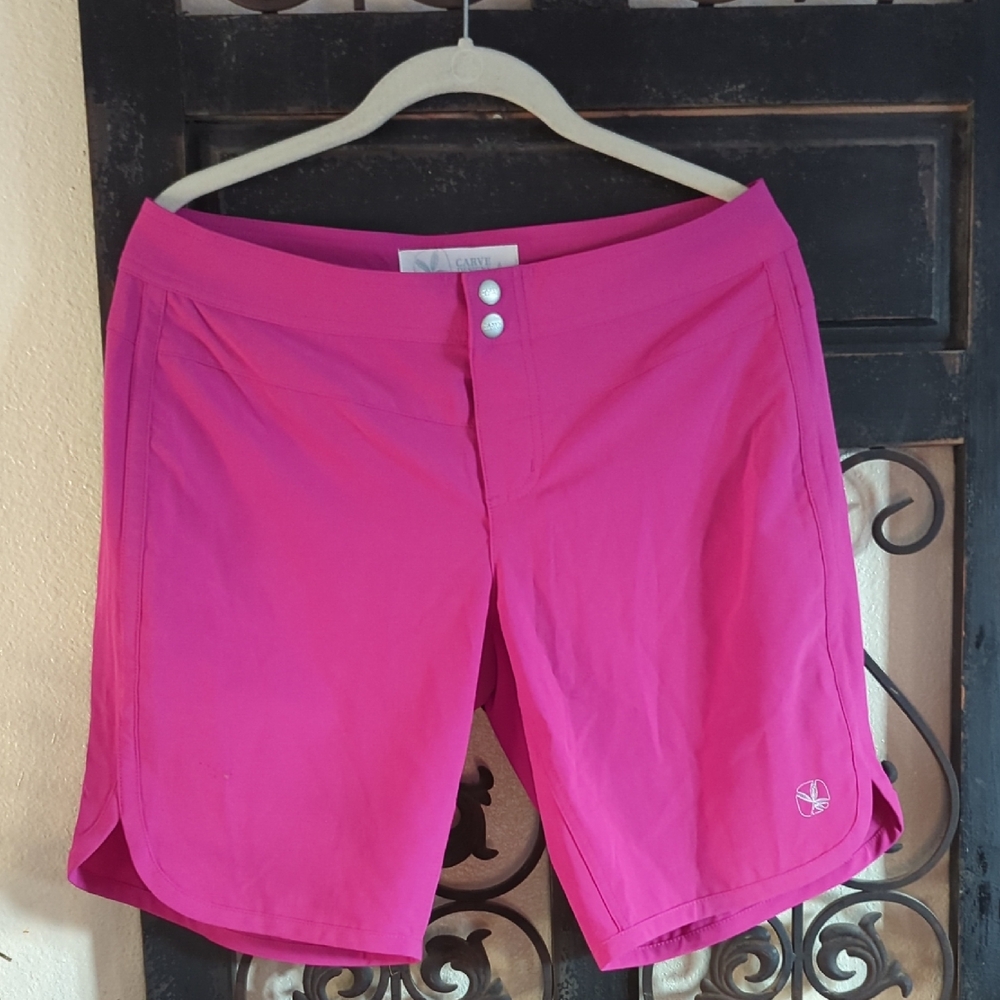 Carve Designs Fuchsia Athletic Shorts